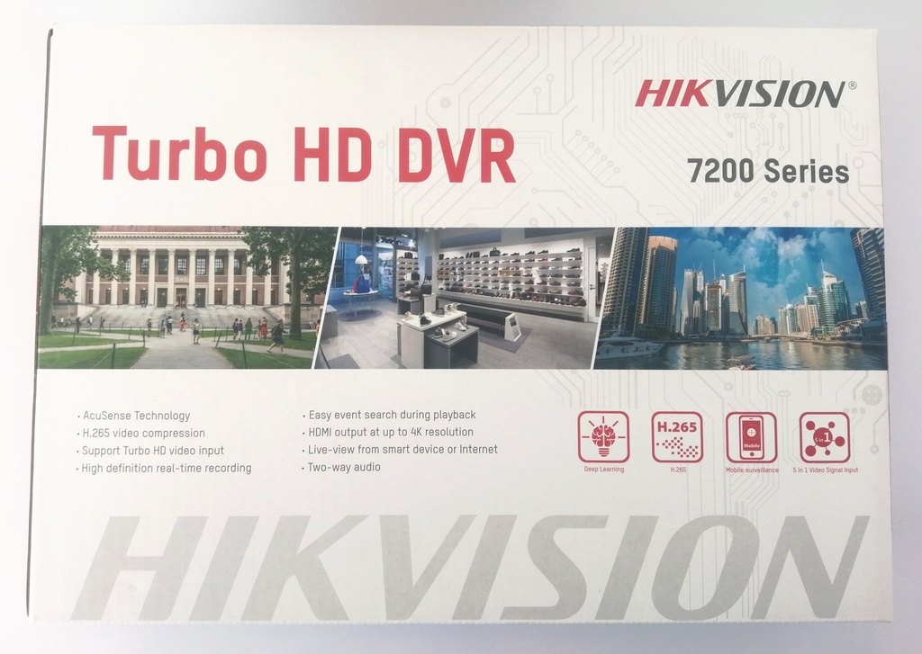 DVR 8Ch 1080P AcuSense iDS-7208HQHI-M1/S Hikvision