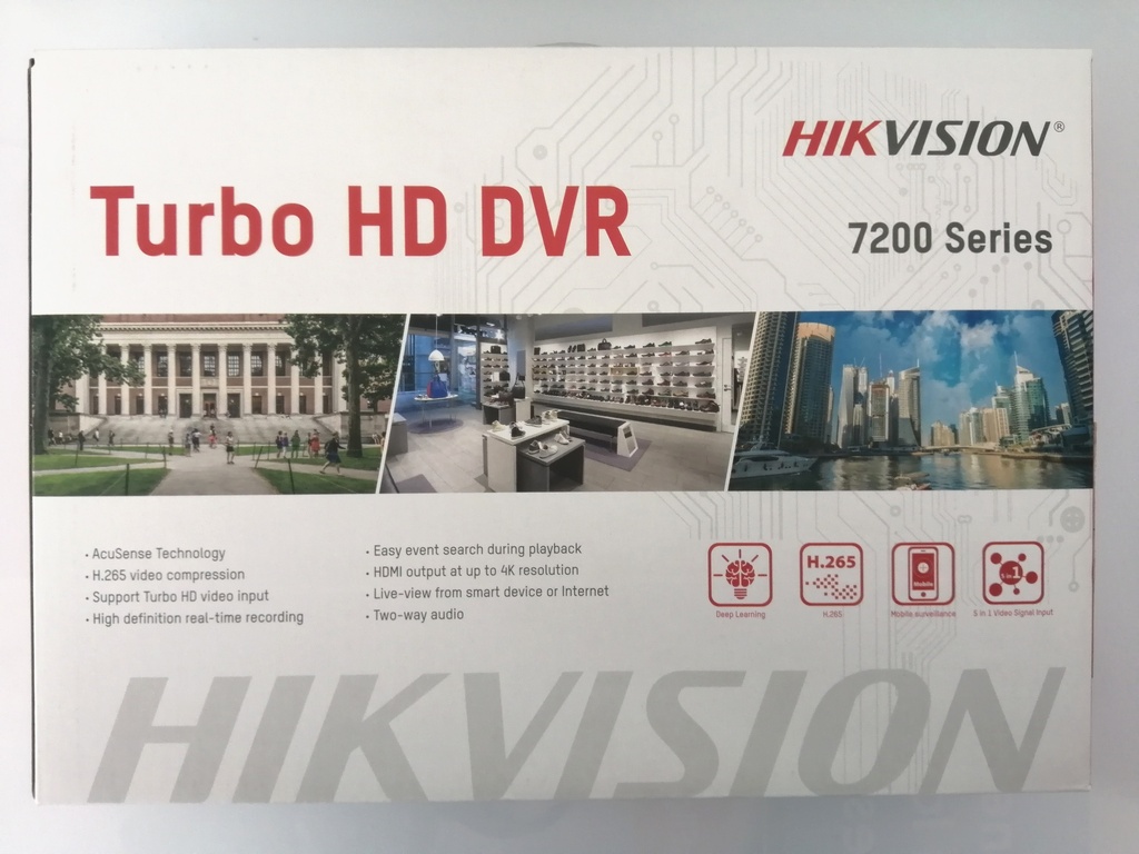 DVR 4Ch 1080P AcuSense iDS-7204HQHI-M1/S Hikvision