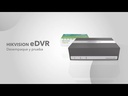 eDVR TVI 4 Canales 1080P Lite con disco SSD 300GB DS-E04HGHI-B Hikvision