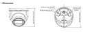 Turret TVI EXIR 2MP IR20M DS-2CE76D0T-EXIMF 2.8mm Hikvision