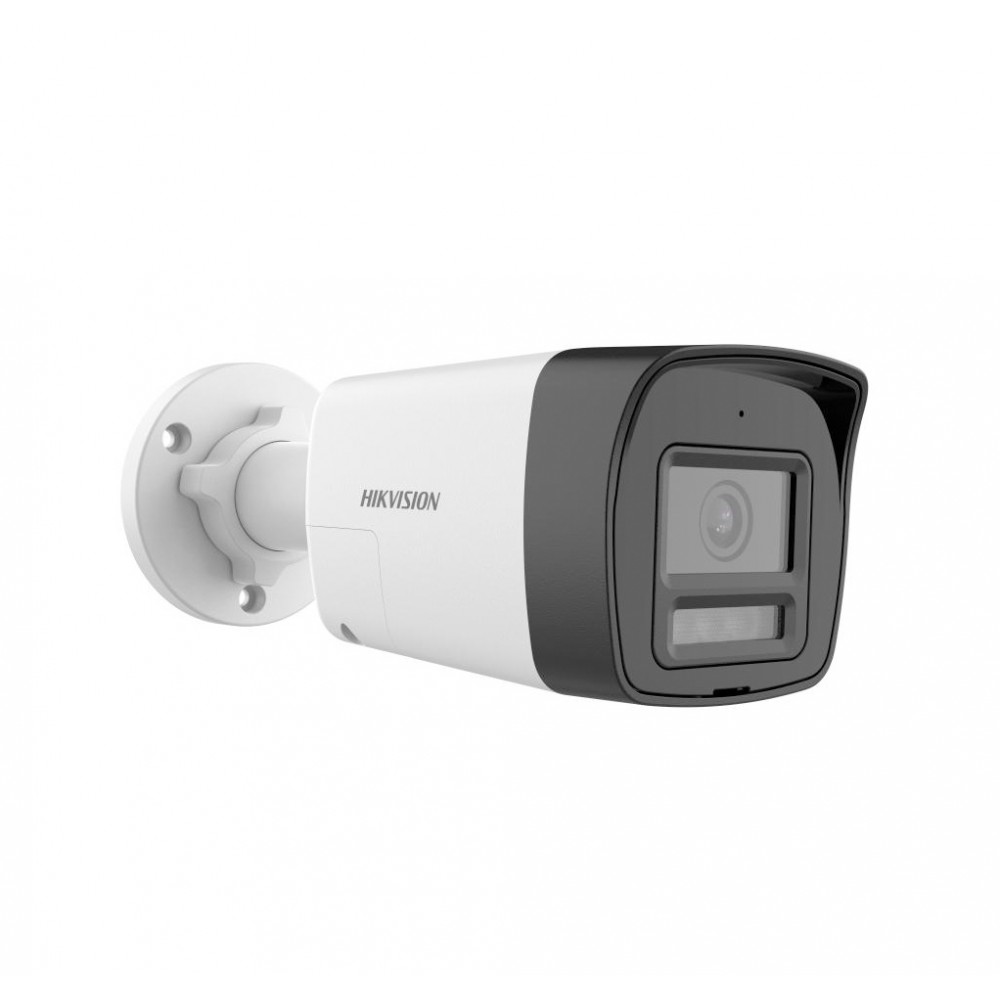 Camara TVI 2MP IR25m Smart Hybrid Light Audio Two Way IP67 DS-2CE16D0T-LPTS 2.8mm Hikvision 