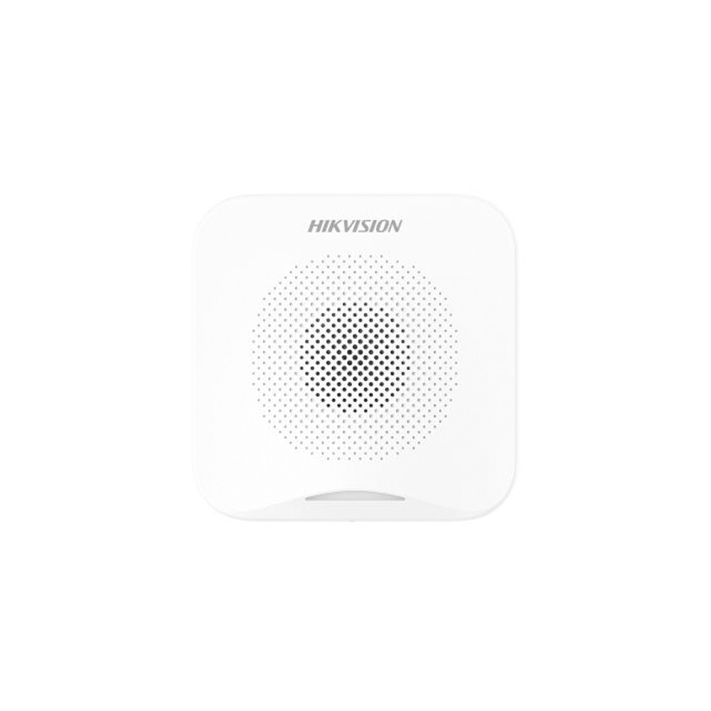 AX Home Sirena Inalambrica Interior con luz Roja DS-PS201-WB Hikvision