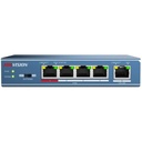 Switch 4 puertos POE + 1 puerto UPLINK DS-3E0105P-E/M(B) HIKVISION