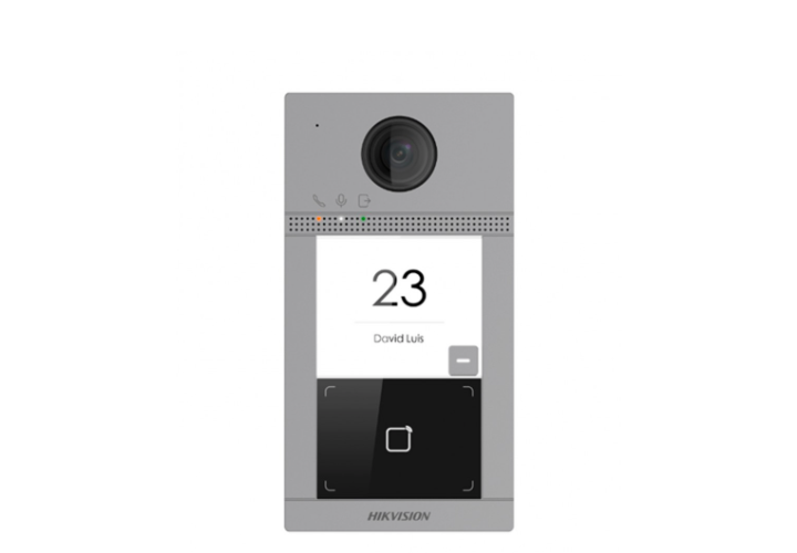 Placa de Calle IP 2MP WiFi Web Lector PoE DS-KV8113-WME1(C) Hikvision
