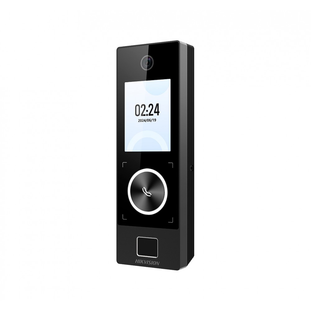 Terminal Facial 2,4" 2MP Prox Fingerprint Wiegand WiFi DS-K1T323MBFWX-E1 Hikvision