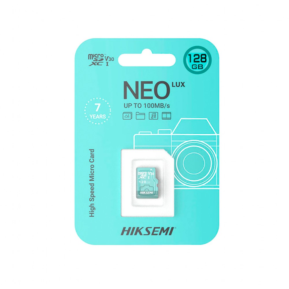 Tarjeta Micro SDHC 128G Clase 10 HS-TF-D3/128G NEO LUX Hiksemi