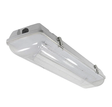 Hermético Estanco LED 2x18W, 120cms, 6000K incluye tubos  MEGABRIGHT