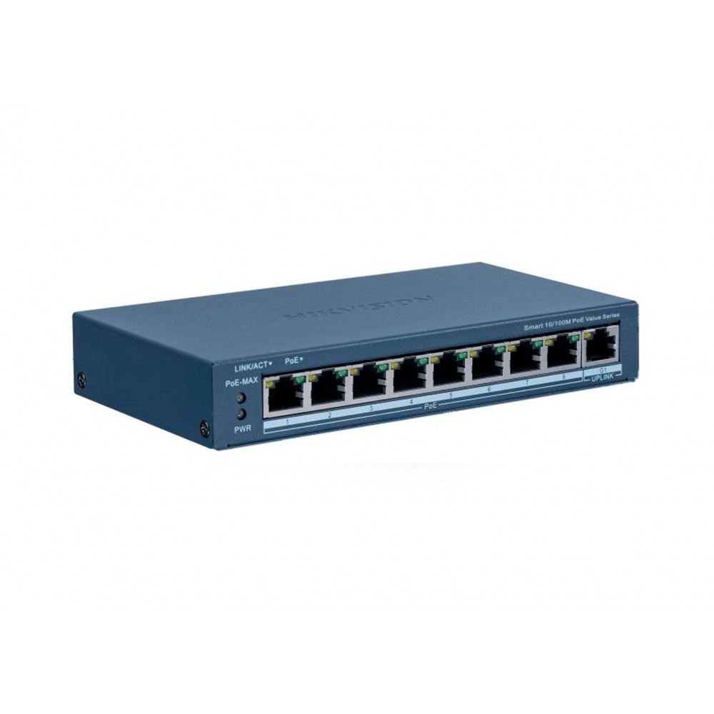 Switch 8FE PoE + 0GE Smart DS-3E1309P-EI/M Hikvision