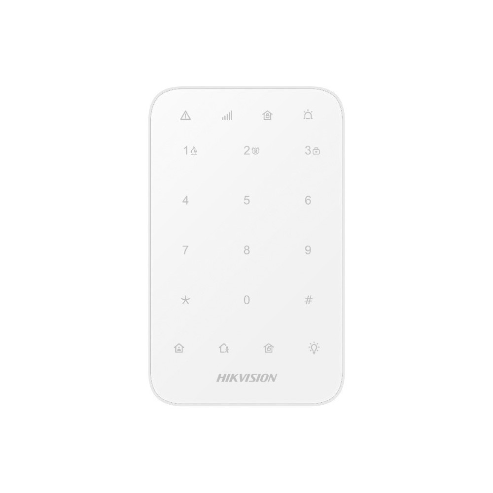 AX PRO Teclado LED inalambrico DS-PK1-E-WB Hikvision 