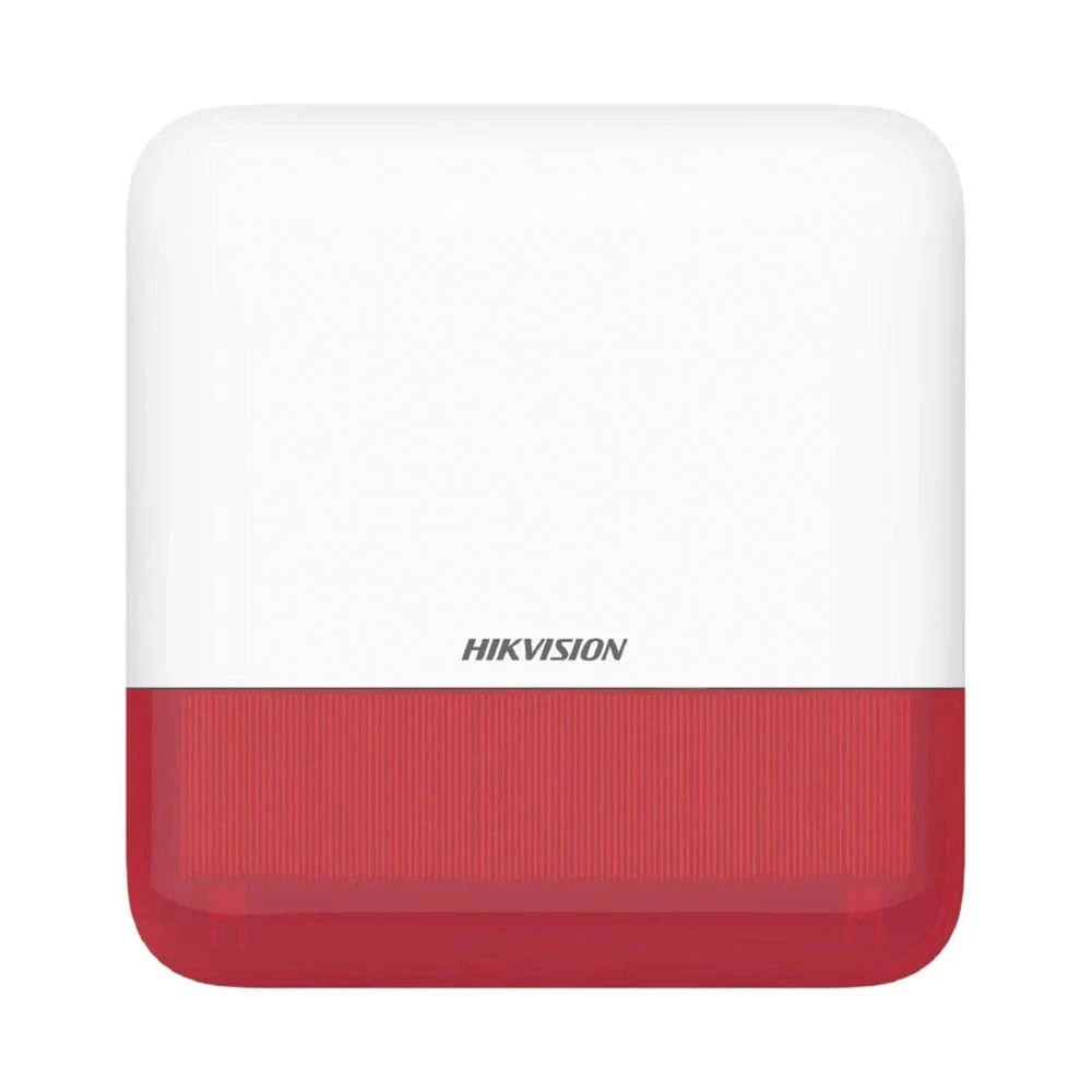 Sirena Inalámbrica Roja Para AXPRO DS-PS1-E-WB Hikvision