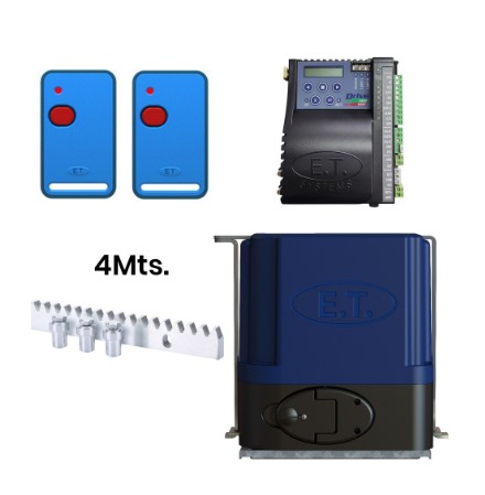 Kit Motor DRIVE 600 (500 kg) Uso Intensivo, 60 Ciclos/Hora, 30m/min. ET SYSYEMS