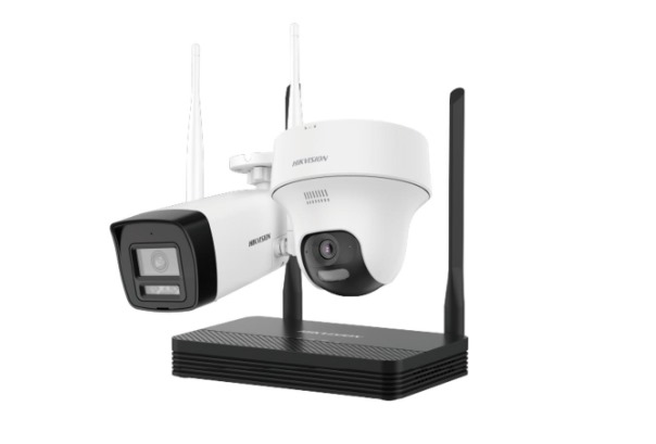 KIT NVS 4CH SD + 1 x Bullet + 1 x Torrent WIFI 6  DS-J142I/NKS422W02H Hikvision 