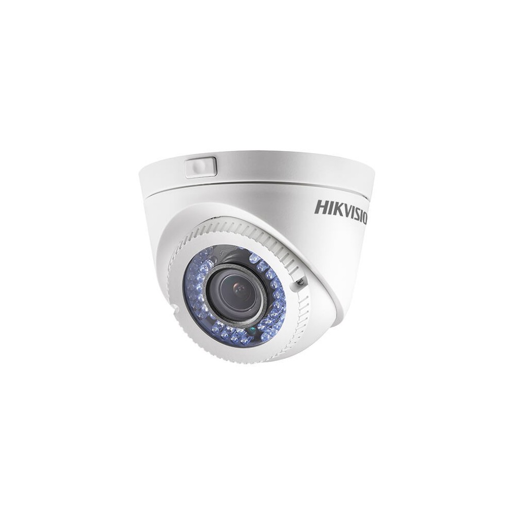 Turret TVI 2MP IR40m IP66 MET DS-2CE56D0T-VFIR3F/P 2.8-12mm Hikvision 
