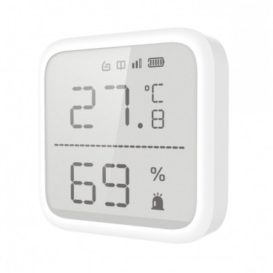 [AL0001] Detector de Temperatura y humedad Inalambrico DS-PDTPH-E-WB Hikvision