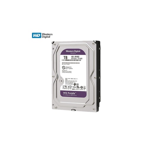 [ID00050] Disco Duro Interno Western Digital Wd Purple Wd10purx 1tb Pc - Dvr - Nvr Púrpura 1tera Almacena Cctv Camaras