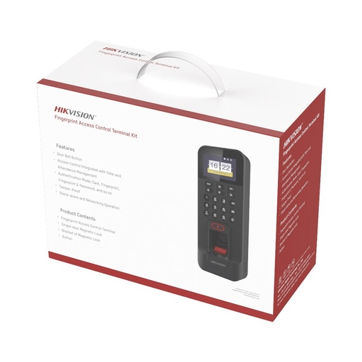 [ID00181] Control de acceso por huella dactilar (Fingerprint Access Control Terminal Kit) DS-KAS261(B) Hikvision