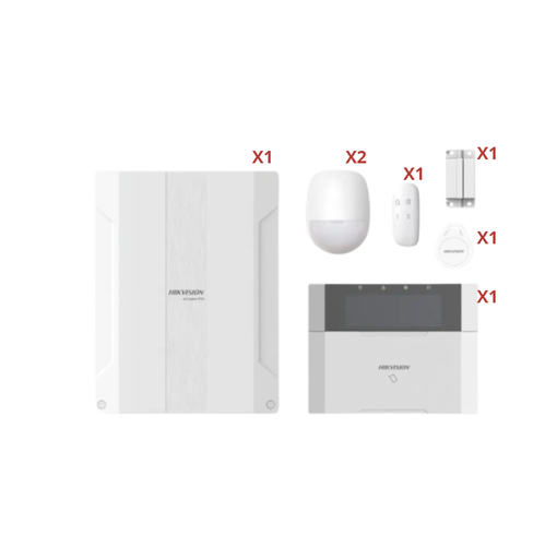 [AX0010] AX HYBRID PRO Kit Alarma DS-PHA64-Kit-WB(B) Hikvision 
