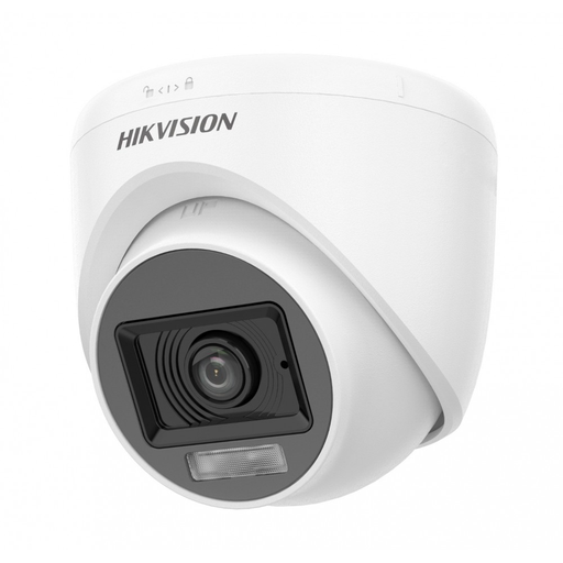 [HICA0043] Turret TVI 2MP IR20m Smart Hybrid Light Audio Mic DS-2CE76D0T-LPFS 2.8mm Hikvision