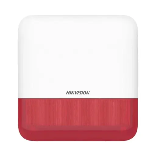 [ID00040] Sirena Inalámbrica Roja Para AXPRO DS-PS1-E-WB Hikvision