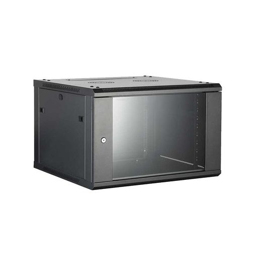 [ID00064] Gabinete Mural Armable 12Ux600 Negro ATC