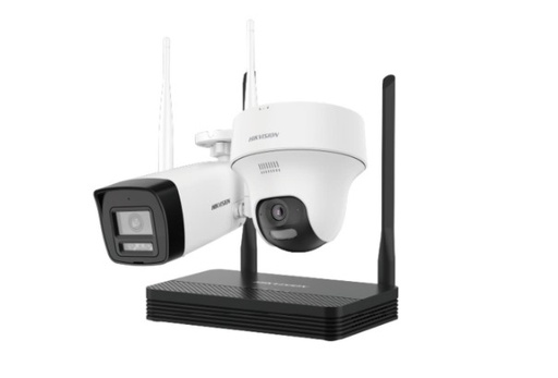 [ID00264] EasyLink Wi-Fi KIT NVS 4CH SD + 1 x Bullet + 1 x Torrent WIFI 6  DS-142I/NKS422W02H Hikvision 